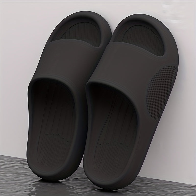 Mens Oversized Slippers - Ultra-Comfort Pillow Sole, Quik-Dry Eva, Odor-Eliminating - Versatile Beach to Home, Non-Slip Sandals