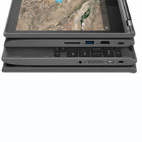 Lenovo 11.6" 300e Chromebook Touchscreen LCD 2 in 1- MediaTek M8173C Quad-core 2.1GHz 4GB LPDDR3 32GB Flash Memory Chrome OS Model 81H00000US (Renewed)