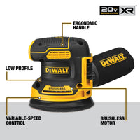 DEWALT 20V MAX Orbital Sander, Tool Only (DCW210B)