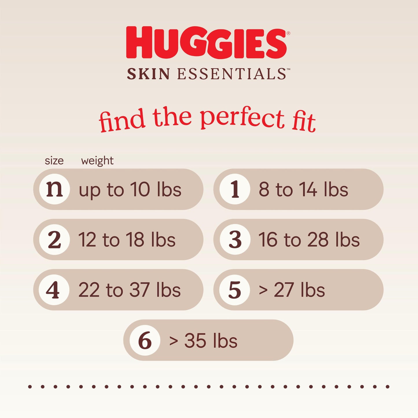 Huggies Size 3 Diapers, Skin Essentials Baby Diapers, Size 3 (16-28 lbs), 156 Count (3 Packs of 52)