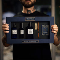 Murdock London Redchurch St. Collection Mens Gift Set | Contains Beard Oil, Shampoo, Moisturiser & Brush