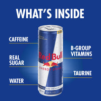 Red Bull Energy Drink, Original, 8.4 Fl Oz (Pack of 6)