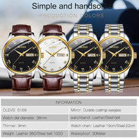 Mens Watches with Day and Date,Mens Dress Wrist Watch Casual Classic Stainless Steel Quartz Watch,Roman Numeral Watches for Men Black Calendar Wristwatch for Man,Mens Luminous Watch,Black Dial Watch