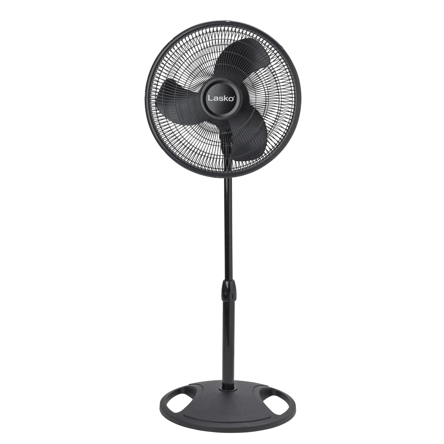 Lasko 16" Wide Area Oscillation Pedestal Fan, Black