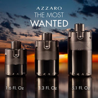 Azzaro The Most Wanted Parfum - Intense Mens Cologne - Spicy & Sensual Fragrance for Date - Lasting Wear - Irresistible Luxury Perfumes for Men, 1.6 Fl. Oz