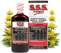 S.S.S. Tonic, Iron and Vitamin B Supplement, High Potency Vitamins, Bottle,10 Fl Oz (Pack of 1)