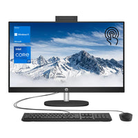 HP Newest 27" Touchscreen All-in-One, 27" FHD Display, Intel Core i7-1355U, 32GB RAM, 1TB SSD, IR Camera, Wired Keyboard & Mouse, HDMI, RJ45, Wi-Fi 6, Windows 11 Home, Black