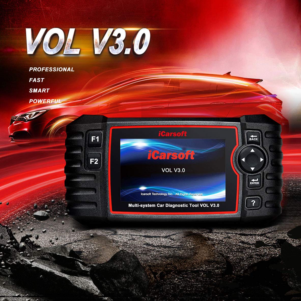 iCarsoft VOL V3.0 for Volvo/Saab Diagnostic Tool with auto VIN/Quick Test/Actuation Test