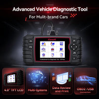 iCarsoft CR PLUS OBD2 Scanner Diagnostic Tool, Code Reader for ABS Transmission Engine Airbag System. Car Scan Tool with EVAP and O2 Sensor Test,On-Board,Freeze Frame,Oil Reset-2024 Newest-Free Update