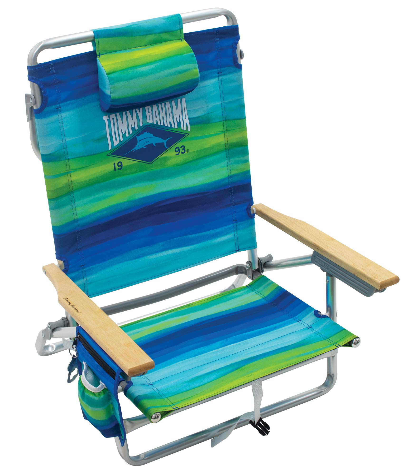 Tommy Bahama Beach Chair Stripe store 5 position NEW