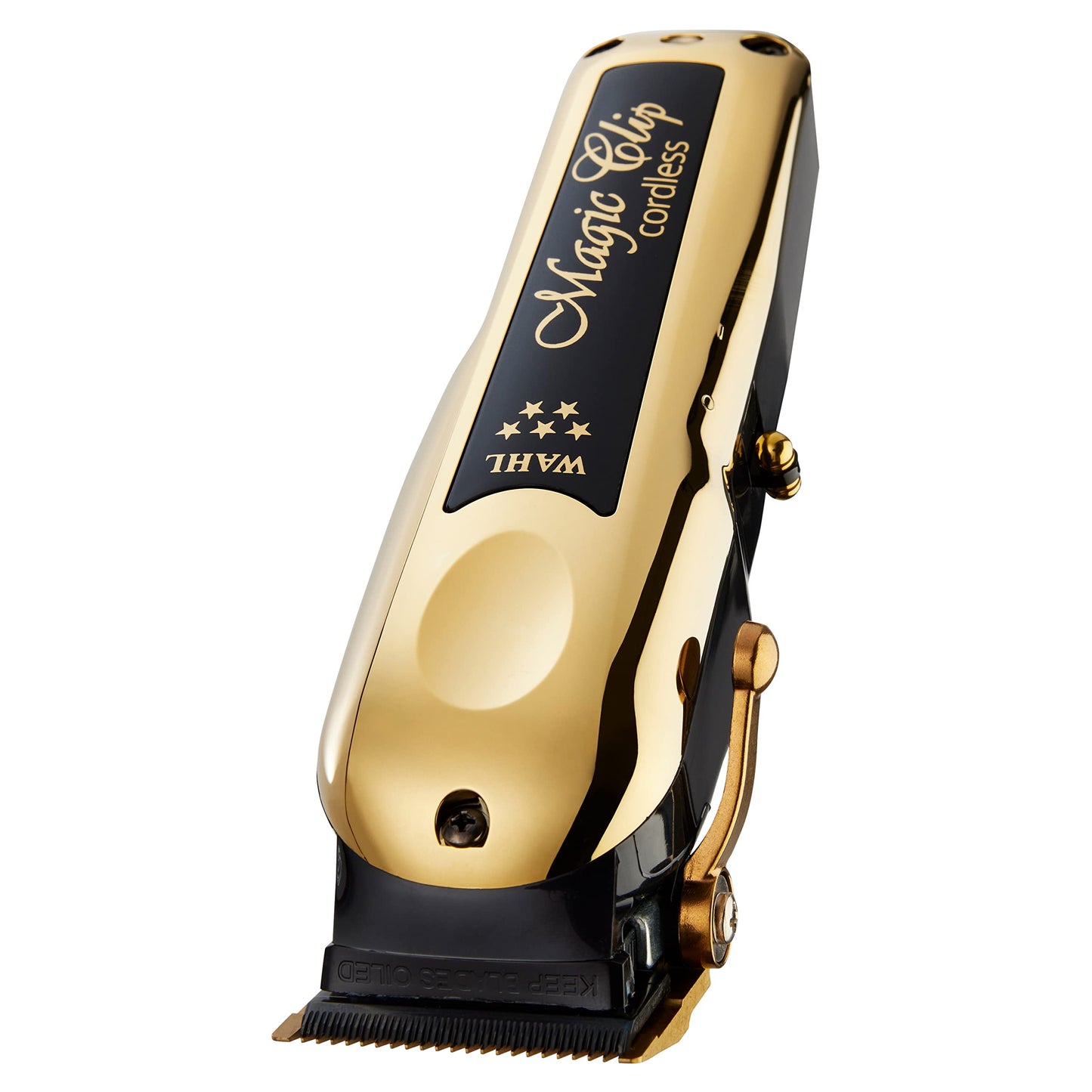 Wahl Professional 5 Star Gold Cordless Magic Clip Hair Clipper with 100+ Minute Run Time for Professional Barbers and Stylists - Model 8148-700