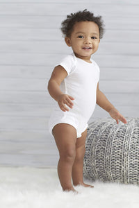 Gerber Baby Short Sleeve Onesies Bodysuits, Solid White, (Pack of 8) 18 Months