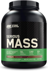 Optimum Nutrition Serious Mass, Weight Gainer Protein Powder, 6 Pound (Packaging May Vary)