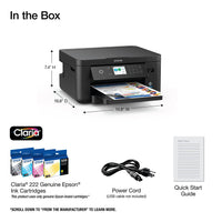 Epson Expression Home XP-5200 Wireless Color All-in-One Printer with Scan, Copy, Automatic 2-Sided Printing, Borderless Photos, 150-Sheet Paper Tray and 2.4" Color Display (Renewed)