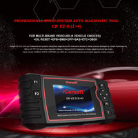 iCarsoft CR V2.0 Diagnostic Scan Tool for Multi-Brand Vehicles (10-19 Vehicle Choices) +Oil Reset +EPB+BMS+DPF+SAS+ETC+BLD+INJ