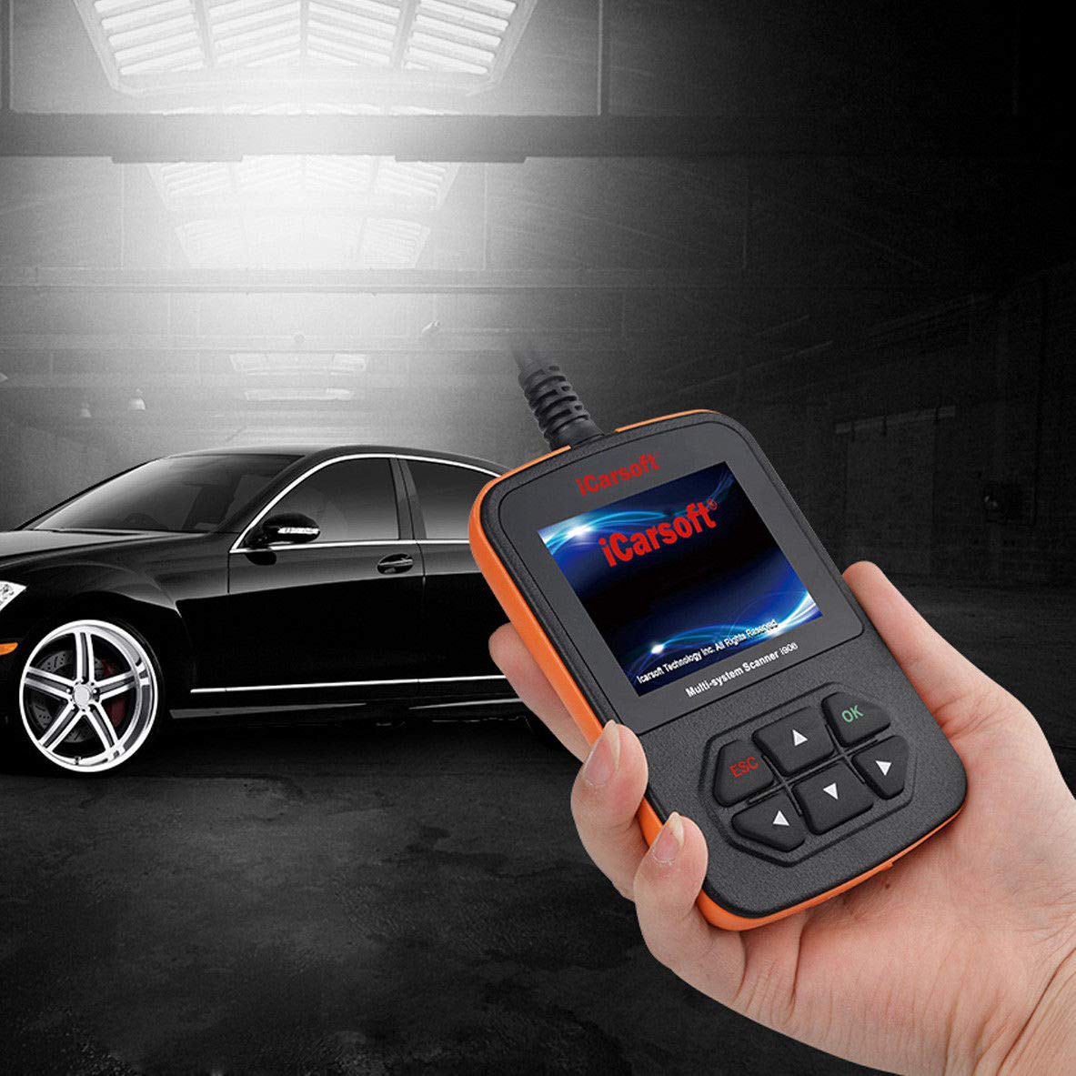 iCarsoft i906 Compatible for Volvo/Saab OBD2 Diagnostic Scanner Multi-System Engine ABS SRS