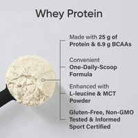 Sports Research Whey Protein Isolate - Sports Nutrition Protein Powder 25g per Serving - 2.1lb Bag Whey Protein - Vanilla Flavor - Bulk Protein Powder, 26 Servings