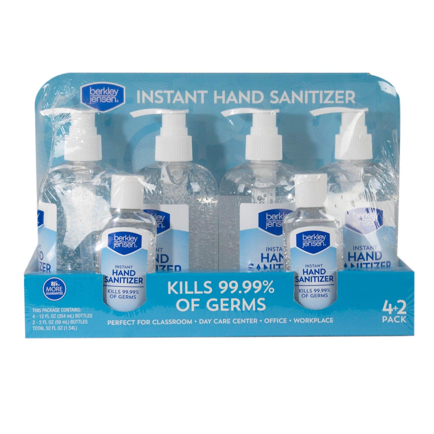 Berkley Jensen Instant Hand Sanitizer 4 Pack / 12 fl. oz.