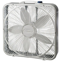 Lasko, White 3733 Box Fan, 3-Speed, Inch, 20"