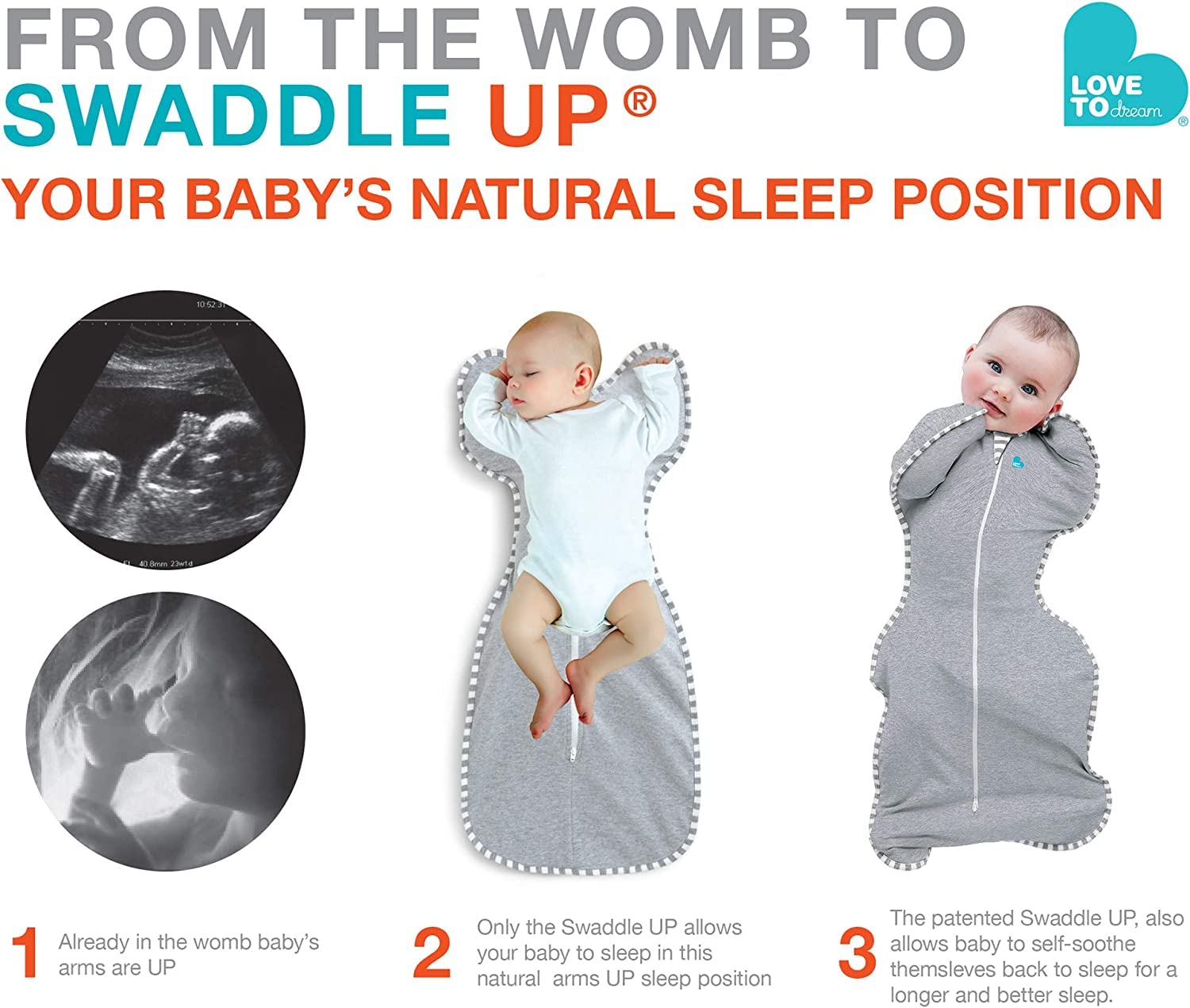 3 Love to sold Dream Swaddle Up sacks