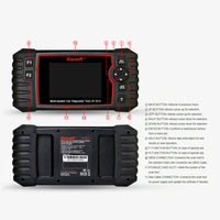 iCarsoft Professional Multi-System Auto Diagnostic Tool LR V2.0 Compatible for Landrover/Jaguar ABS SRS Oil Reset Update for LR II