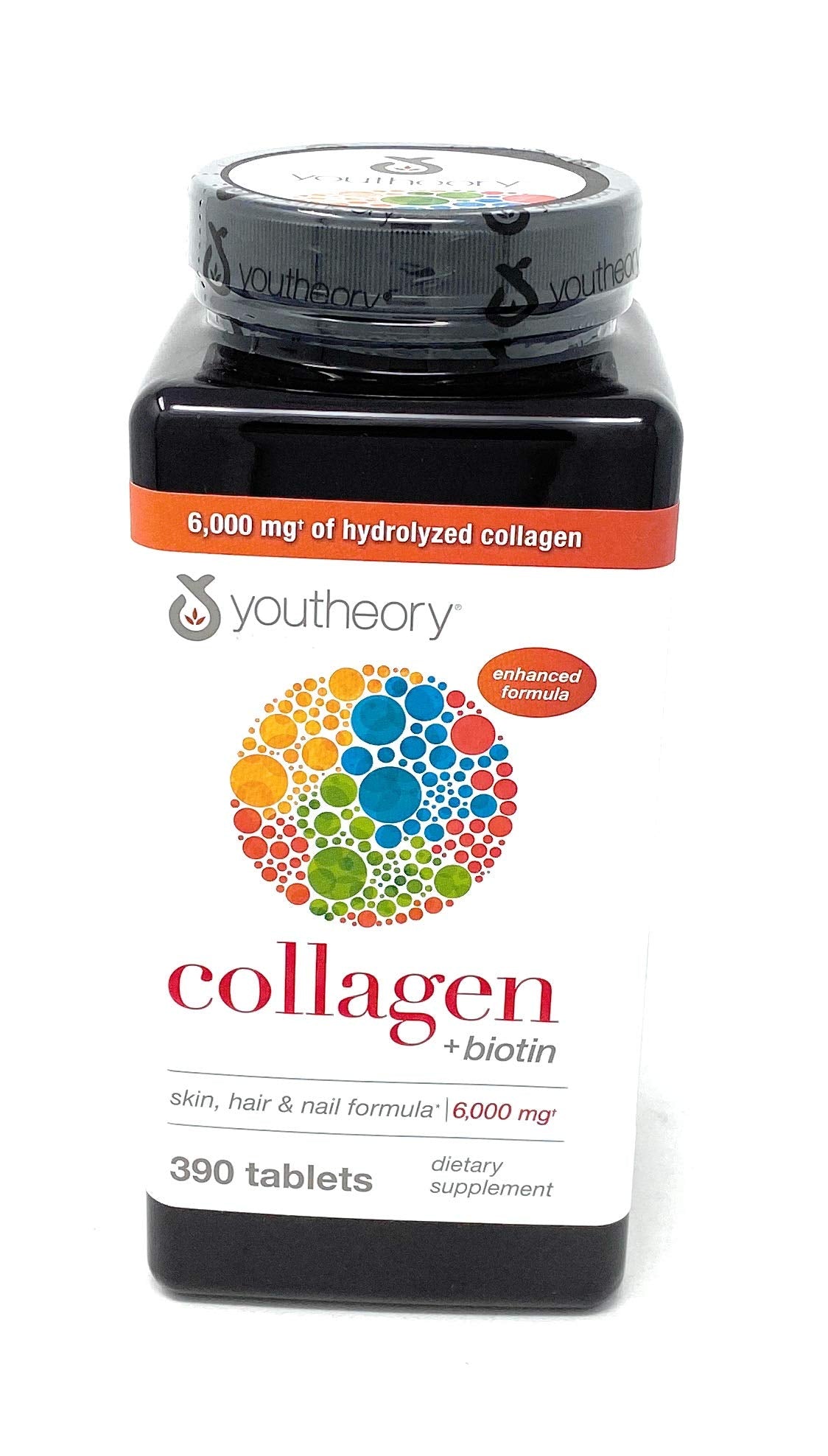 youtheory Collagen Plus Biotin, 390 Tablets (5 Pack)