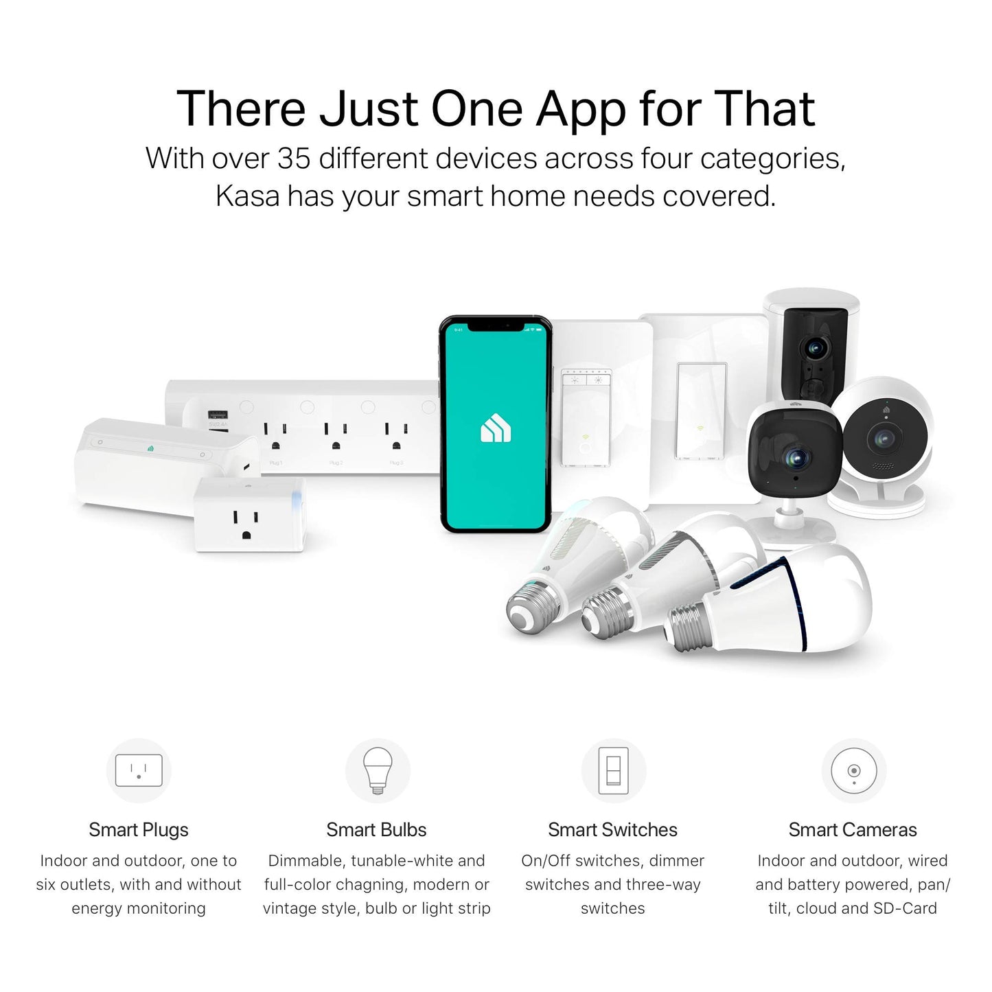 Kasa Smart Plug Power Strip KP303, Surge Protector with 3 Individually Controlled Smart Outlets and 2 USB Ports, Works with Alexa & Google Home, No Hub Required , White