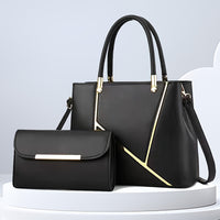 Crossbody Bag 2pcs Set Fashionable Handbag New Style Women's Shoulder Bag Small Wallet Carry-On Bag