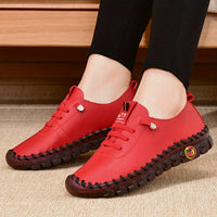 Comfortable Chic - Women's Oxfords - Handmade, Breathable, Lightweight, Non Slip, Lace Up, Slip On, Soft Insoles, Easy Walking Shoes for Everyday Wear