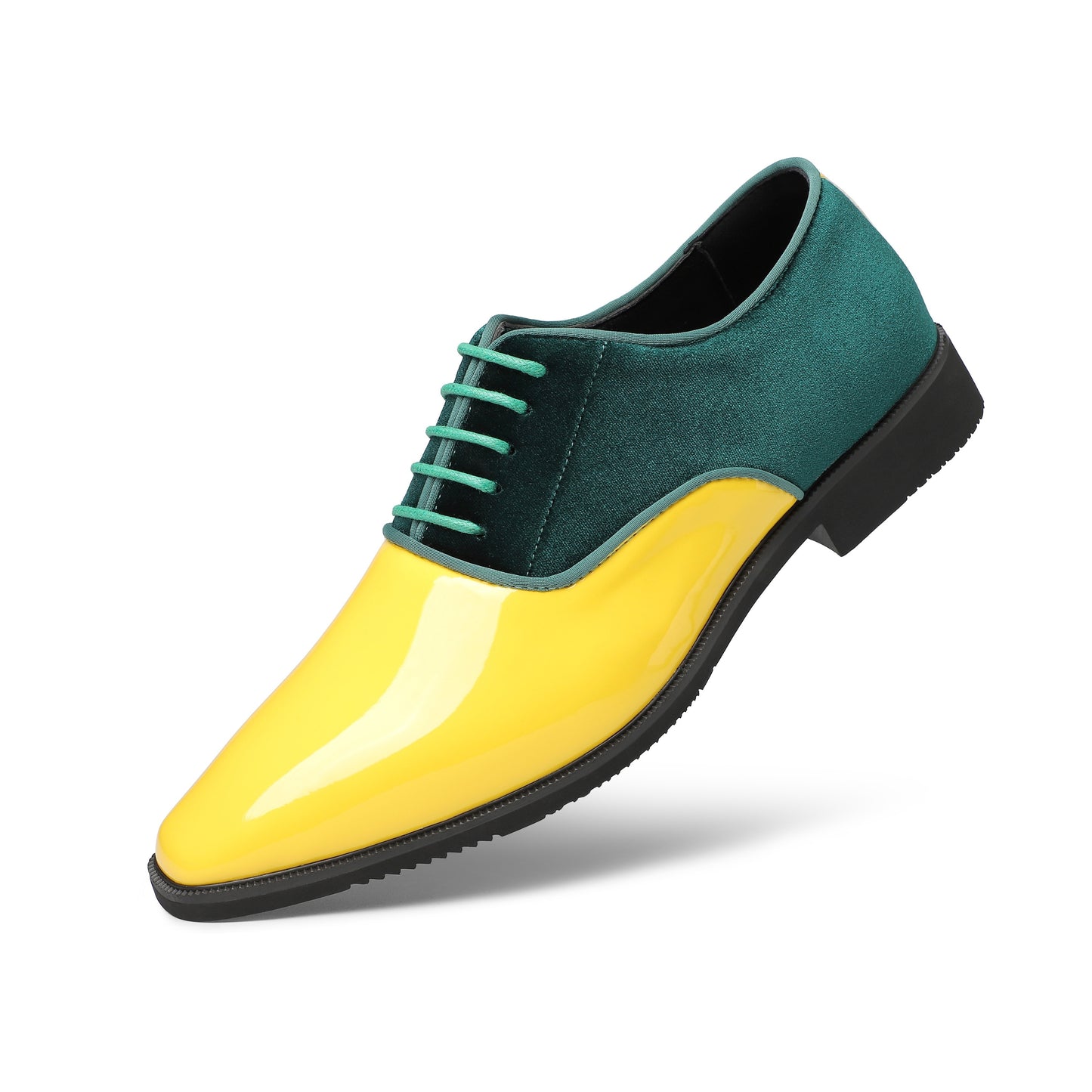 Exquisite Handcrafted Men's Dress Shoes - Luxurious Slip-On Design, Square Toe, Durable Rubber Sole for All Seasons, Comfortable Walking Experience - For Men - Suitable for Formal Occasions, Business & Parties - Perfect Gift