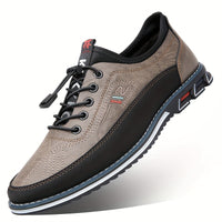 PLUS SIZE Non Slip Men's Casual Shoes With Adjustable Buckle, Comfy Soft Sole For Outdoor Activities