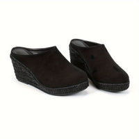 Chic Espadrille Wedge Sandals for Women - Comfortable Closed Toe Design, Easy Slip-On Access, Ideal for Casual Summer Wear & Stylish Outfits