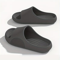 Mens Oversized Slippers - Ultra-Comfort Pillow Sole, Quik-Dry Eva, Odor-Eliminating - Versatile Beach to Home, Non-Slip Sandals