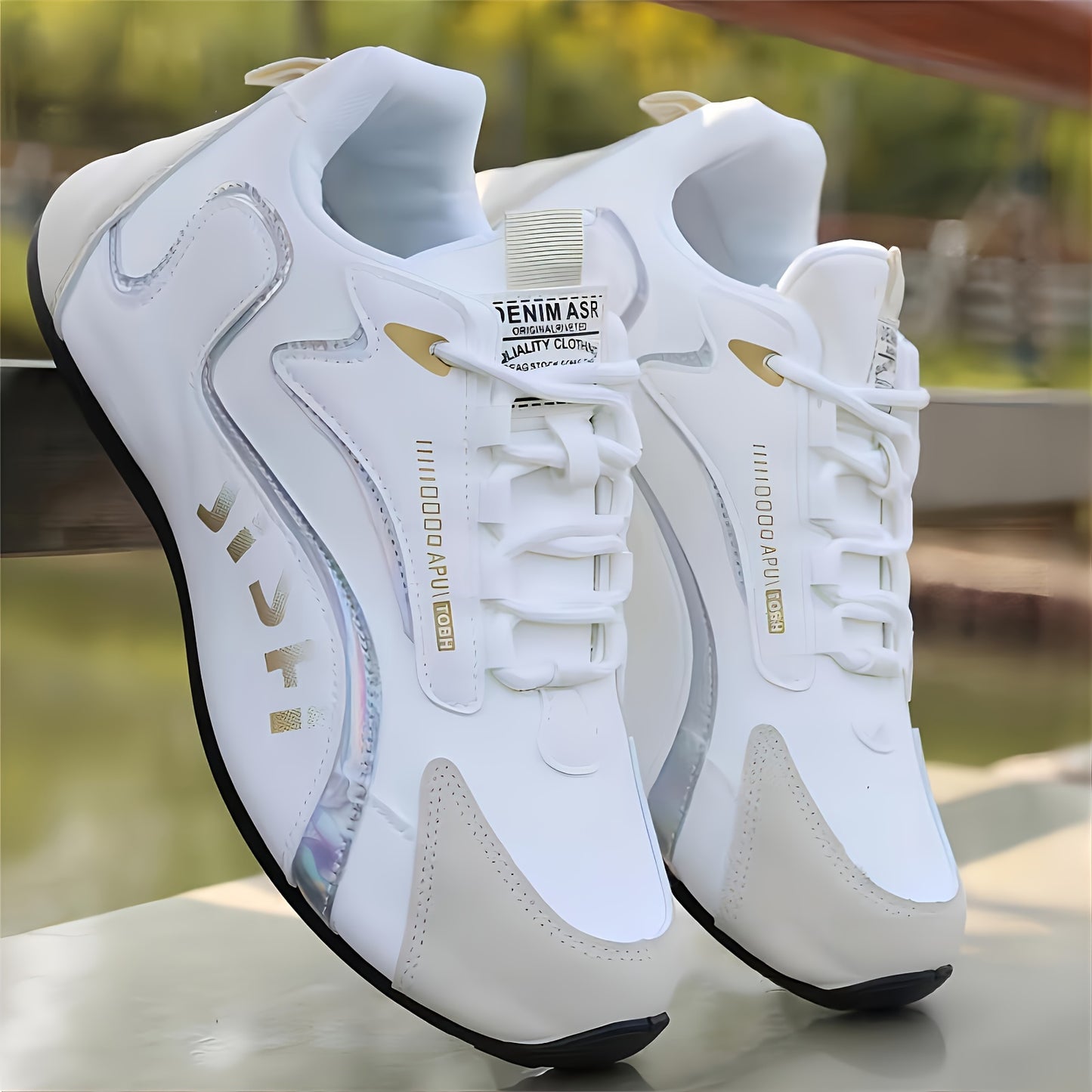 Comfy Men's Casual Shoes - Breathable Fabric Uppers, Non-slip Soles, Lace-up Closure, Perfect for Walking, Driving, All Seasons