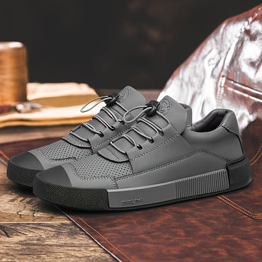 CLOHOO Brand Men'S Shoes with Rubber Soles, Stylish Sports Casual Shoes, Street-Style Skate Shoes, Popular New Breathable Soft-Soled Comfortable Men'S Shoes, Youth British Style Men'S Footwear.