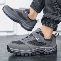 [Comfortable Casual Shoes] Breathable Men's Casual Shoes - Soft Sole, Elastic Shoelaces, Non Slip, Comfortable, Durable Walking Shoes