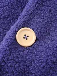 JOMAKE Girls' Winter Coat - Pastel Pink & Ombre Jacket with Button Front Closure, Soft Fleece-Lined Lapel Collar, Non-Stretchy Fabric for Everyday & Formal Events, Long Sleeve Casual Outerwear for School, Travel - Cute Korean