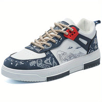 Men's Trendy Skate Shoes, Non-Slip Sneakers, Men's Footwear