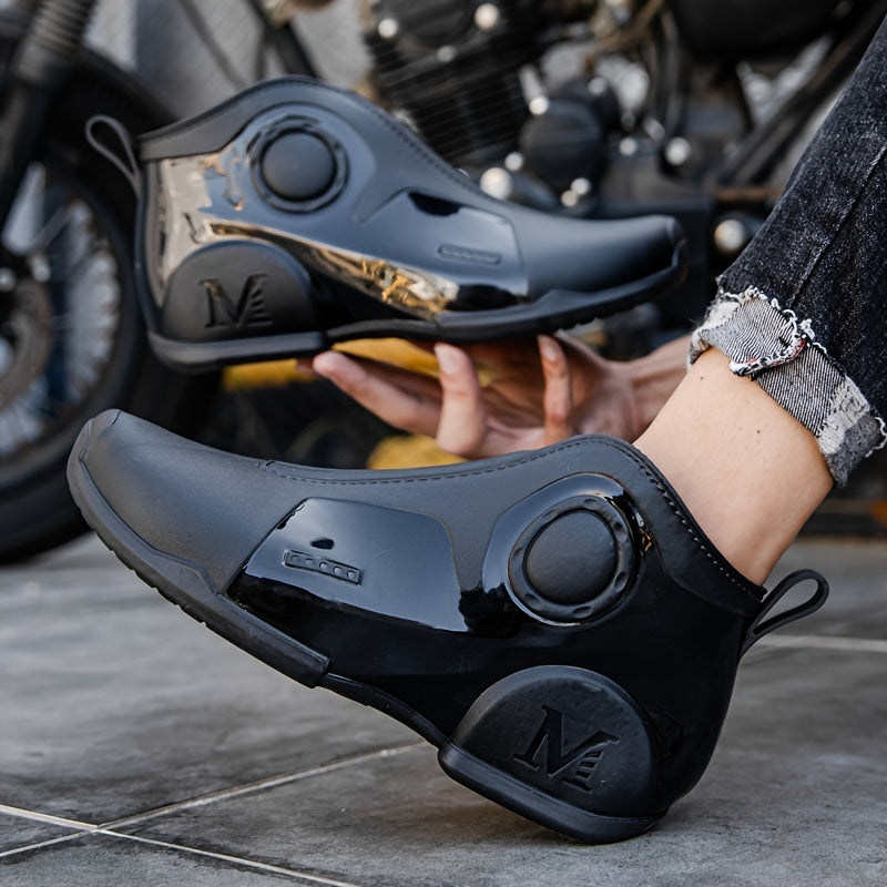 New Men's Trendy Rain Boots Wear-resistant Waterproof Non-slip Rain Shoes For Outdoor Working Fishing