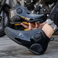 New Men's Trendy Rain Boots Wear-resistant Waterproof Non-slip Rain Shoes For Outdoor Working Fishing