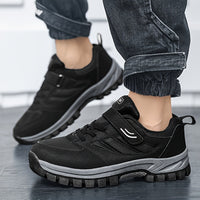 [Comfortable Casual Shoes] Breathable Men's Casual Shoes - Soft Sole, Elastic Shoelaces, Non Slip, Comfortable, Durable Walking Shoes