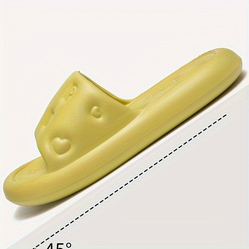 Men's Trendy Letter Print Open Toe Breathable Slippers, Comfy Non Slip Casual Soft Sole EVA Slides, Men's Footwear