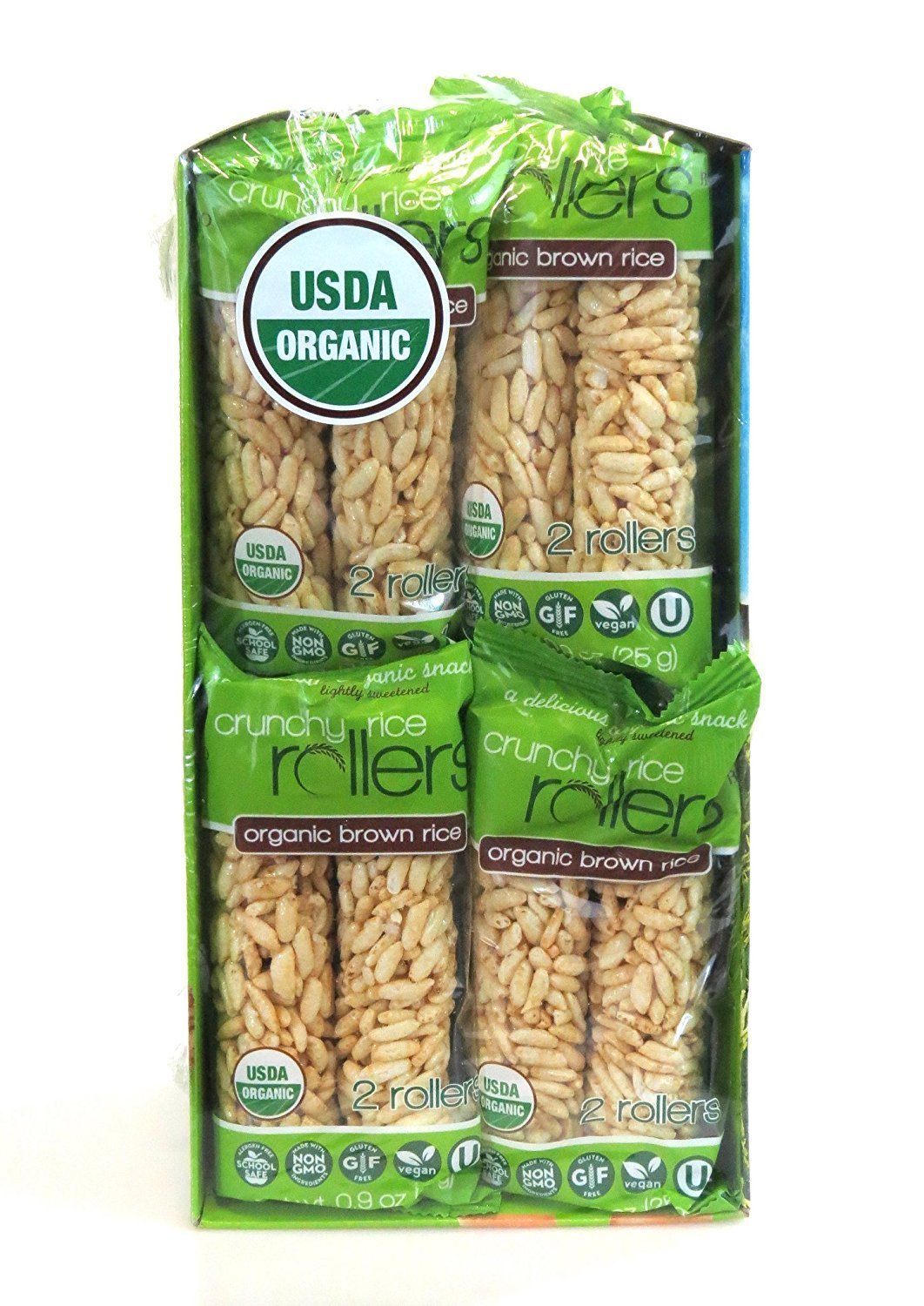 Bamboo Lane Organic Crunchy Rice Rollers, 2-count, 16-pack