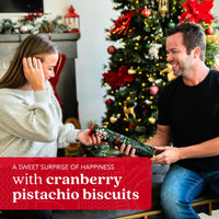 David's Cookies Cranberry Pistachio Biscuits 1-Pack - Irresistible Crunch, Gourmet Snacks & Bakery Treats - Ideal Cookie for Snacking and Gifting - Delicious Delightful Food Gift for Kids and Adults for Any Occasions