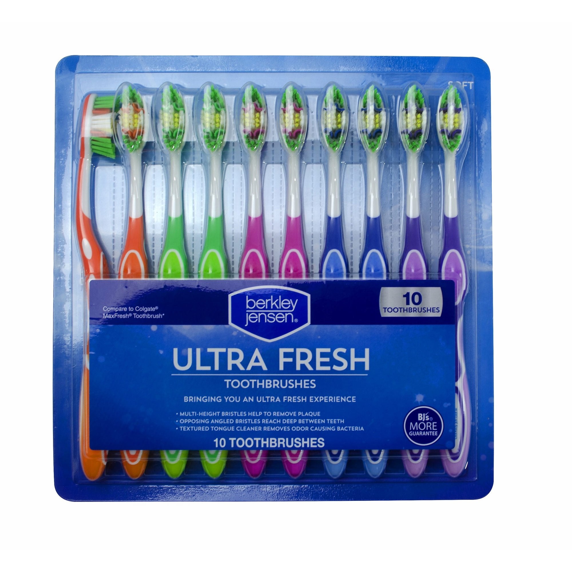 Berkley Jensen Ultra Fresh Toothbrushes, 10 pk. (pack of 2)