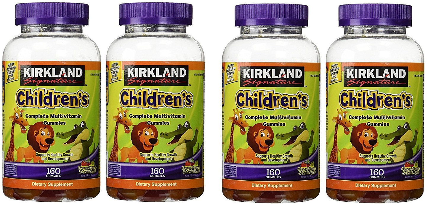 Kirkland Signature Children's Complete Multivitamin, 320 Gummies (2 Pack)