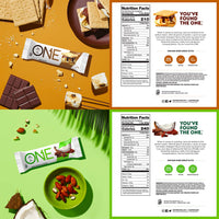 ONE Protein Bars, Chocolate Lovers Variety Pack, Gluten Free Protein Bars with 12g Protein and only 1g Sugar, Healthy and Guilt-Free Snacking for Any Occasion (12 Count)