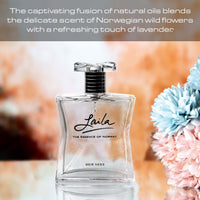 Geir Ness Laila Eau de Parfum Spray - Long Lasting Fresh, Airy and Clean Fragrance for Women - 3.4 oz / 100 ml