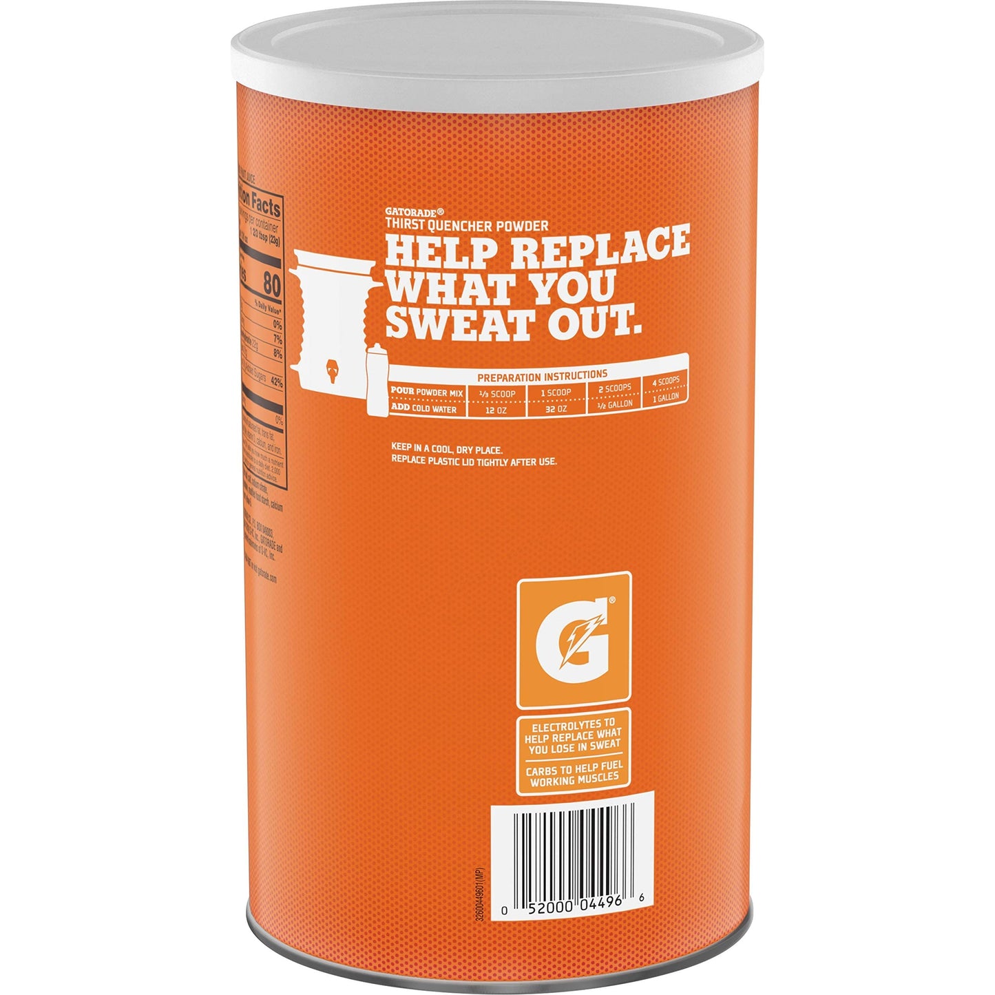 Gatorade Thirst Quencher Powder, Orange, 76.5 oz