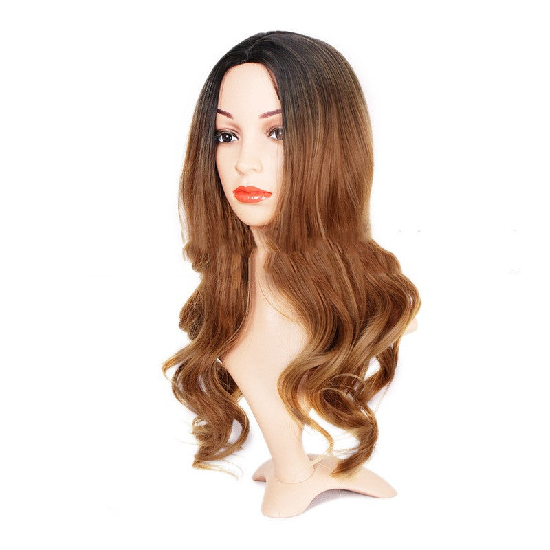 Wig foreign trade wig female gradient chemical fiber wig wig